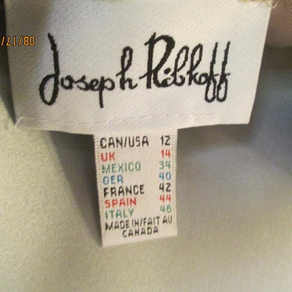 Joseph Ribkoff Black Peek A Boo Lined Dress Classy - Picture 4 of 6